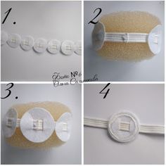 instructions to make a ribbon and button headband