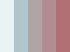 the color palette is red, blue and gray