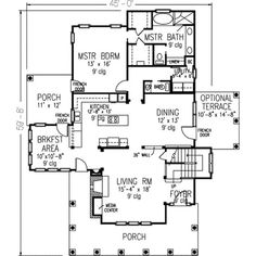 the floor plan for this house