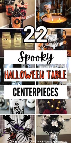 DIY Halloween centerpiece ideas Water Beads Centerpiece Halloween, Easy Halloween Centerpiece Ideas, Halloween Table Decor Ideas, Halloween Baby Shower Centerpieces, Halloween Centerpiece Ideas Table, Diy Halloween Centerpieces, Halloween Centerpieces Diy, Halloween Table Decorations Centerpieces, Halloween Centerpiece Ideas