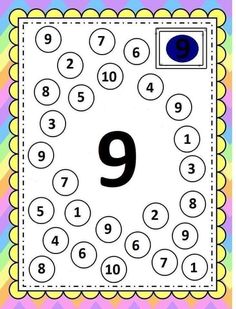 the number 6 worksheet for numbers and counting