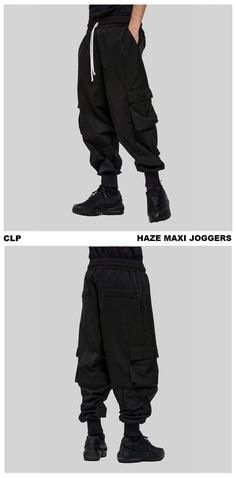 LOWTECH COLLECTION Maxi Cargo Pants in technical fabric Elastic waistband 52%PA, 48%PL Made in Italy Baggy Pants Reference, Pants Reference, Baggy Clothing, Cool Pants, Cyberpunk Fashion, Cloud Strife, Cargo Joggers, Baggy Pants, Drawing Clothes