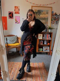 Aesthetic Work Outfit Plus Size, Witchy Outfit Plus Size, Summer Work Plus Size Outfits, Punk Outfits Midsize, Whimsigoth Clothes Plus Size, Plus Size Fall Outfit Grunge, Boho Grunge Outfits Midsize, Boho Goth Fashion Plus Size