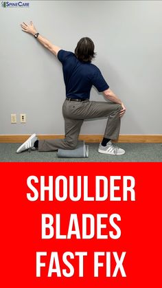 How to Fix Tight Shoulder Blades at Home (NO EQUIPMENT!) Stretch For Shoulder Blade Pain, Shoulder Tightness Relief, Shoulder Blade Pain Relief Stretches, Muscle Knots In Shoulder Blades, Upper Back Release, Knots In Shoulder Blade, Shoulder Blade Workout, Shoulder Blade Stretches For Pain, Shoulder Blade Pain Relief