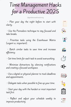 Top 99 how to increase concentration... focused quotes, focus, eliminate distractions, how to focus better, memory and focus How To Be On Time For Work, Productivity Tips Time Management, How To Manage Time, How To Makw, Time Organization, Productive Day Routine, Get Your Life In Order, Time Management Hacks, Glow Up Challenge