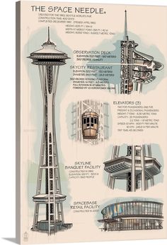 the space needle info sheet is shown here