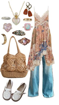 Sea Inspired Fashion, Look Hippie Chic, Visionary Fashion, Look Boho Chic, Mazzy Star, Outfit Inspo Casual, Dream Clothes, Western Outfits