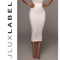 Reposhing This Item I Purchased From @Classy__sassy. Loved It, But Ready To Rotate For Something New. Questions? Leave A Comment Below! Women Skirts Midi, Ivory White, Leave A Comment, Pencil Skirt, Midi Skirt, Womens Skirt, Color White, Skirt, Tags