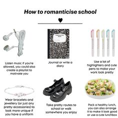 an info sheet describing how to use romanticism school for valentine's day gifts