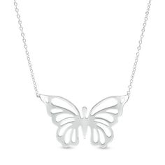 Always popular, butterflies seem to capture the joy of life - as this touching necklace demonstrates. Crafted in sterling silver, this dainty cutout design lends a bright touch to her summer look. Buffed to a brilliant luster, this pretty papillon suspends centered along an 18.0-inch cable chain that secures with a spring-ring clasp. Ruthless Empire, Zales Zales, Engagement Necklaces, Diamond Choker Necklace, Diamond Choker, Cutout Design, Gem Necklace, Cluster Necklace, Joy Of Life