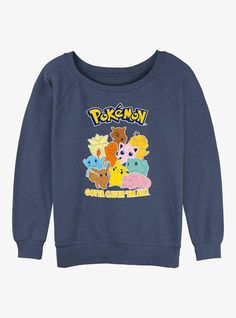 Pokemon Catch 'Em All Girls Slouchy Sweatshirt Black Company, Slouchy Sweatshirt, Catch Em All, Hoodie Girl, Grey Sweatshirt, Gender Female, Pullover Sweaters, Graphic Tee, Age Group