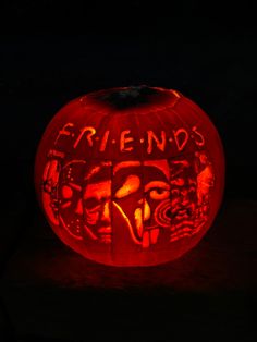 #halloween #horror #movies #friends #pumpkin #pumpkincarving Pumpkin Carving Ideas Terrifier, Friends Pumpkin Carving Tv Show, Pumpkin Carving Ideas Friends Tv Show, Scream Pumpkin Carving Ideas, Freddy Krueger Pumpkin Carving, Jason Voorhees Pumpkin Carving, Pumpkin Carving Ideas Freddy Kruger, Freddy Krueger Pumpkin