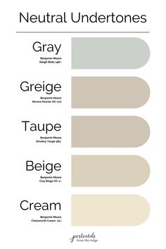 neutrals and grays are the most popular colors in this color scheme for interior paint