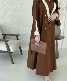 Coat Style Abaya Designs, Brown Abaya Designs, Blazer Abaya Designs, Abaya Coat Style, Closed Abaya Designs, New Abaya Style Dubai, Trending Abaya Designs, Abaya Sleeves Design, Abaya Designs Pattern