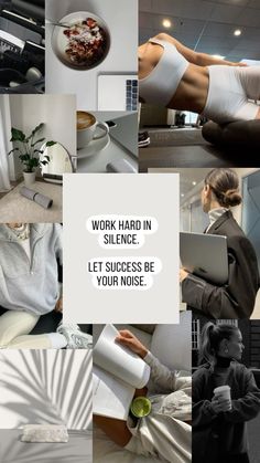 Career Aesthetic, Vision Board Collage, Girl Motivation, Fitness Vision Board, Vision Board Wallpaper, Lifestyle Goals, Vision Board Pictures, Dream Vision Board, Life Vision Board