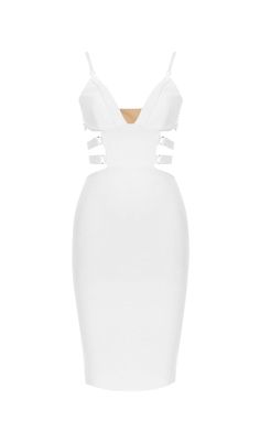 BANDAGE STRAPPY WAIST-TIGHTENING MIDI DRESS IN WHITEGet the Perfect Hourglass Figure with our Strappy Waist-Tightening Midi DressTurn heads and break hearts with our Bandage Strappy Waist-Tightening Midi Dress in White. This stunning dress is designed to cinch up your waistline, giving you the curves you need to feel confident and irresistible. With its figure-flattering silhouette, this dress is guaranteed to make you the center of attention at any event.Why Choose Our Dress? Enhanced Waistline: Our dress is specially designed to accentuate your waistline and create an hourglass figure. The strappy detailing adds a touch of elegance and uniqueness to the dress, setting it apart from other midi dresses. Premium Quality: Made from high-quality bandage fabric, our dress offers a comfortable Plus Size Shopping, Ruched Dress, Corset Dress, Bandage Dress, Product Images, Stunning Dresses, Feel Confident, Dress Accessories, Unique Style