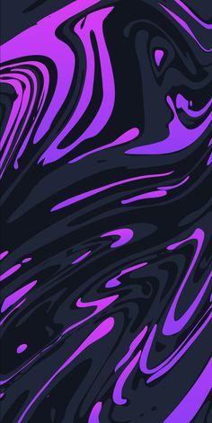 an abstract purple and black background with wavy lines