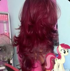 Magenta Hair Colors, Hairstyle Examples, Hair Dye Ideas, Hair Inspiration Long, Hair Streaks