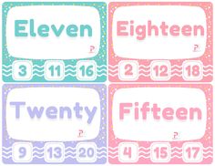 Number Words Clip Cards Printable Free Number Link Cards, Number Cards 1-10 Printable Free, Free Number Flashcards Printable Free 1-20, Printable Number Flash Cards 1-20 Free