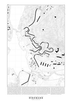 a black and white map with the words elkmark on it's left side