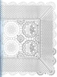 an image of a crochet doily pattern