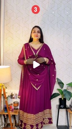 Gurdeep Kour on Instagram: "Dupatta drapping ideas for Anarkali 😍
Anarkali from @meeshoapp 💕 comment Link 📌 
.
.
[ Dupatta drapping, Anarkali, meesho, meesho anarkali, meesho outfit, dupatta drap, dupatta drapping ideas, anarkali ke sath dupatta kaise drap kre, anarkali ke sath dupatta kaise le, anarkali dupatta drapping ]" Dupatta Draping Styles For Long Frock, Anarkali Dupatta Draping Style, Dupatta Draping Styles On Gown, Dupatta Draping Styles On Head, Heavy Dupatta Designs Unique