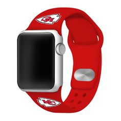 Take your Kansas City Chiefs fandom anywhere when you pick up this 38-40mm Apple Watch Sports Band. No one will doubt your dedication when they see you with this awesome Kansas City Chiefs piece. Add this band to your Kansas City Chiefs collection today. Football Spirit, Apple Watch Bands Sports, Kansas City Chiefs Football, New York Red Bulls, Apple Watch Sport, Nfl Kansas City Chiefs, Chiefs Football, Louisville Cardinals, 38mm Apple Watch Band