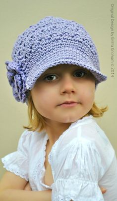 Crochet Hat Pattern - Newsboy Pattern for all sizes - Instant Digital Download PDF - Note to pinner:  Pattern purchased thru Etsy Newsboy Crochet Hat, Newsboy Hat Crochet, Unusual Crochet, Newsboy Hat Pattern, Crochet Pattern Instructions, Crochet Kids Hats, Hat Crochet Pattern, Bonnet Crochet, Newsboy Hat