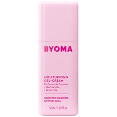 Pink Skincare Aesthetic, Pink Beauty Products, Byoma Moisturizing, Pink Skincare, Preppy Brands, Skincare Items, Wishlist Ideas