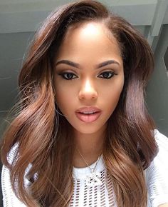 Hair Color For Dark Skin Tone, Hairstyles Female, Light Brown Skin, Female Hairstyles, Hair Color Light Brown, Light Hair Color, Black Hairstyles, Tone Hair