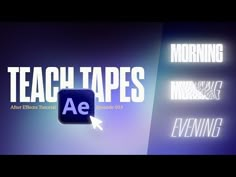 the words teach tapes are displayed in different styles and colors, including black and white