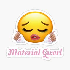 material girl emoji sticker Aesthetic Tiktok Profile, Sticker Ig, Tiktok Profile, Material Gworl, Aesthetic Material, Tiktok Sounds, Trend Tiktok, Girl Emoji, Girl Material