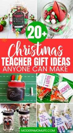 20 christmas teacher gift ideas anyone can make