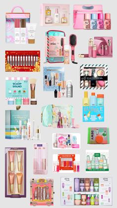 Sets Sephora Gift Sets, Chrismas Wishes, Makeup Beauty Room, Sephora Holiday, Makeup Collection Goals, Popular Skin Care Products