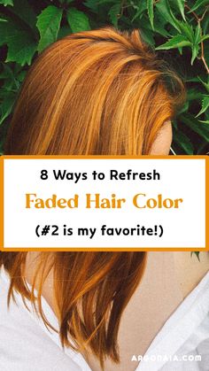 hair color Faded Hair Color, Frizzy Hair Tips, Vibrant Hair Color, Colored Hair Tips, Vibrant Hair, Faded Hair, Healthy Hair Tips, Color Your Hair