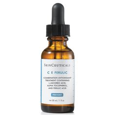 The inimitable SkinCeuticals C E Ferulic Serum is gold standard in advanced Vitamin C facial serums. This high potency anti-aging treatment provides 8 times the skin protection against photoaging so skin is more youthful, radiant, and protected. This serum contains L-ascorbic acid, Vitamin C, Vitamin E, Ferulic acid and Alpha Tocopherol.   Apply once daily (ideally in the morning), using fingertips, 4-5 drops of C E Ferulic to face, neck, and chest. Skinceuticals C E Ferulic, C E Ferulic, Facial Serums, Vitamin C Facial, Best Vitamin C, Airless Pump, C Vitamin, Anti Aging Treatments, Skin Care Kit