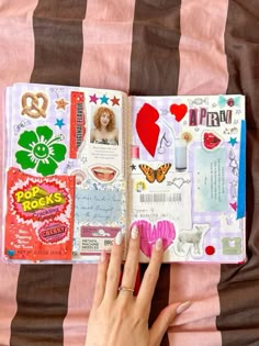 Spirituality Journal, 2025 Journal, Scrapbooking Idea, Modern Collage, Scrapbook Diary, Smash Journal, Journal Idea, Keepsake Journal, Memory Journal