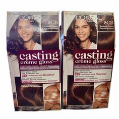 New In Box. 2 Boxes. 2 Pack Loreal Casting Creme Gloss Hair Color 5cb Chestnut Brown Discontinued New. New To Poshmark? Sign Up With Code Louisbbcat To Get $10 Off Your First Purchase! Bundle Up, Save On Shipping! Check My Other Listings! Gloss Hair Color, Loreal Casting Creme Gloss, Feria Hair Color, Casting Creme Gloss, Gloss Hair, Dark Brown Balayage, Golden Brown Color, Rich Brunette, Semi Permanent Hair Dye