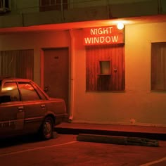 Night Window, Bg Design, Neon Nights, Red Aesthetic, A Sign, Neon Lighting, A Car, Favorite Color