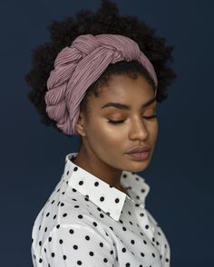 The soft, muted pink of Rose is easy on the eyes. The gentle ripple of the fabric creates interplay between light for an interesting visual. Lightweight and breathable, you’ll enjoy creating all your favorite head wrap looks. Red Lip Color, Headwrap Tutorial, Wrap Tutorial, Scarf Tutorial