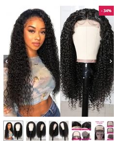 UNice Jerry Curly Lace Wigs 4x0.75 Upgrade Lace Part Wig Curly Wigs Mid Part Human Hair Wig Natural Looking no sew in Bettyou Series Cheap Wigs For Sale, Curly Lace Wig, Cheap Wigs, Glueless Wigs, Curly Human Hair Wig, Wigs For Sale, Remy Hair Extensions, Half Wigs, Lace Closure Wig