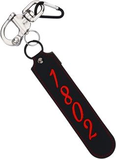 a keychain with the number 2090 printed on it's front and back sides