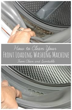 how to clean your front loading washing machine