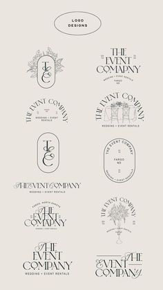 Event Logo Design Wedding Business Logo, Logo Design Wedding, Event Planning Website, Planner Brands, Event Planning Logo