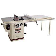 5 HP 10 in. Deluxe XACTA SAW Table Saw with 50 in. Fence, Cast Iron Wings and Riving Knife, 230-Volt - Super Arbor Saw Table, Best Circular Saw, Woodworking Table Saw, Cabinet Table, New Jet, Table Saws, Table Saw Blades, Woodworking Patterns, Iron Table