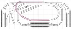 a drawing of the inside of a car with lines and dots on it, all connected to each other