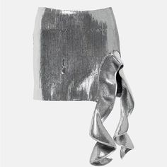 Brand New!! Size Uk 12 = Us 8 Prada Diamond Skirt, David Koma Skirt, Silver Skirt, Copenhagen Fashion, Copenhagen Style, David Koma, Copenhagen Fashion Week, Street Style Trends, Skirt Fits