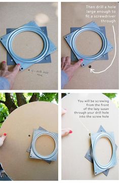 how to make a diy circular mirror