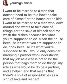 the text on this page reads, i want to be married to a man that doesn '