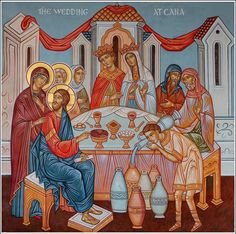 an icon depicting the last supper of jesus